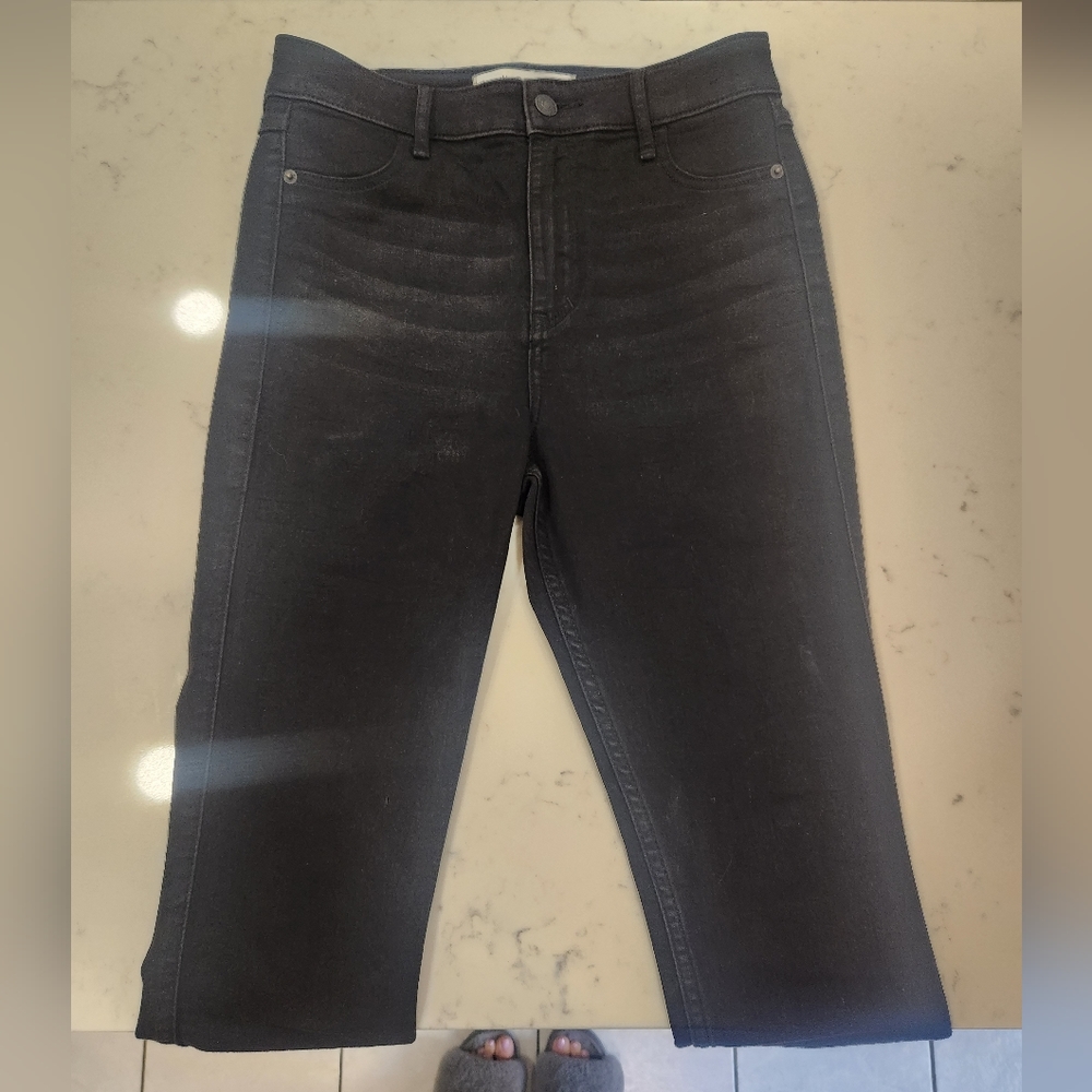 Abercrombie Black Jean Legging High Rise